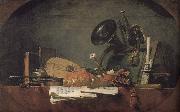 Jean Baptiste Simeon Chardin Instruments oil painting reproduction